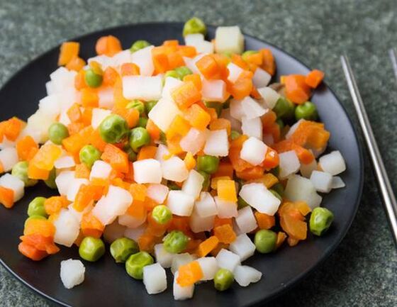 美极饮食的蔬菜沙拉